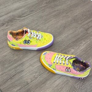 Kids SpongeBob Colorful slip on shoes Size 13